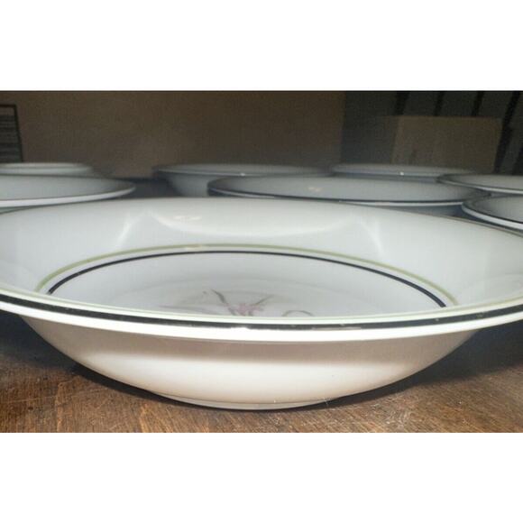 Set of 8 Vintage Noritake China Kent Pattern #5422 5.5” Fruit or Dessert Bowls - Picture 5 of 8